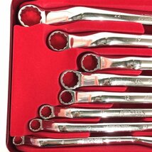 KTC MIRROR TOOL OFFSET WRENCH SET 45°LONG 45°メガネレンチ めがねレンチ セット 工具_画像3