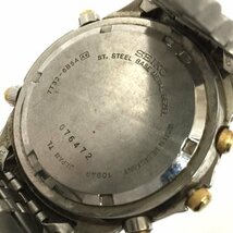 セイコー 7N43-9070 / 7T32-6B5A クォーツ 腕時計 メンズ 未稼働品 ファッション小物 計2点 セット QR012-148_画像6