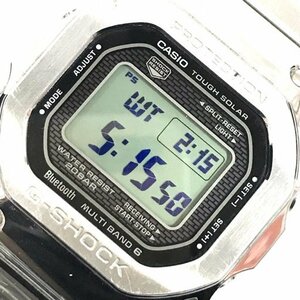 カシオ Gショック フルメタル タフソーラー 腕時計 マルチバンド6 Bluetooth対応 GMW-B5000D-1JF 稼働品 付属品あり