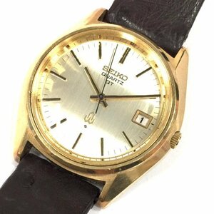 セイコー 腕時計 3802-7031 ラウンド デイト ゴールドカラー金具 クォーツ メンズ 純正尾錠 SEIKO QR014-401