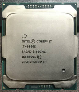 Core i7-6800K 3.40GHz 6C12T / LGA2011-3 Broadwell E 動作品 送料無料