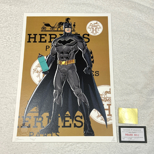 世界限定100枚 DEATH NYC バットマン BATMAN エルメス HERMES マーベル Tiffany ポップアート アートポスター 現代アート KAWS Banksy