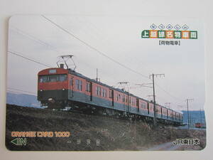 ＪＲ東日本オレンジカード　上越線名物車両　荷物電車