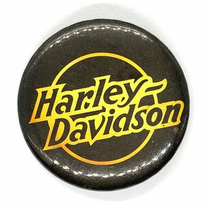 ハーレーダビッドソン ビンテージ 缶バッジ Harley Davidson Vintage Badge ハーレー バイカー HARLEY-DAVIDSON Biker