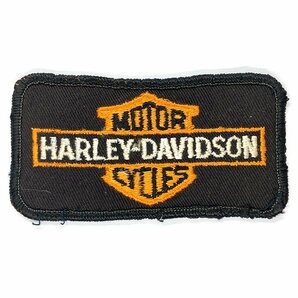 ハーレー・ダビッドソン ビンテージ ロゴ パッチ Harley Davidson Vintage Logo Patch バイカー HARLEY-DAVIDSON Bikerの画像1