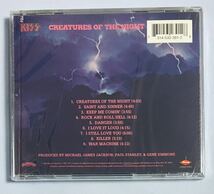 KISS 「CREATURES OF THE NIGHT」未開封, 輸入CD, キッス, 暗黒の神話, ハードロック、HARD ROCK, ヘヴィメタル, Heavy Metal_画像2