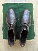 CHEANEY チーニー ASQUITH 6 1/2 上質 外羽根 チャッカブーツ ビジネスシューズ 英国製 茶 BROWN ブラウン_画像2