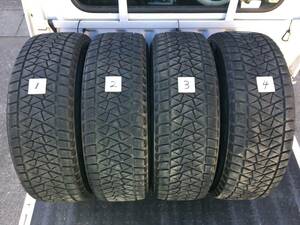 C-01★手渡し可！★225/65R17 102Q★BRIDGESTONE/BLIZZAK DM-V2★ブリヂストン/ブリザック★現状品★（検索用)RAV4/エクストレイル/CX5/8