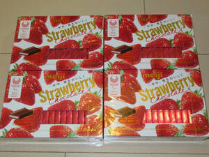  Meiji strawberry chocolate 26 sheets insertion 4 box 