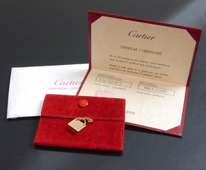  первоклассный товар Cartier очарование колье верх покупка сумка K18 750 Gold 