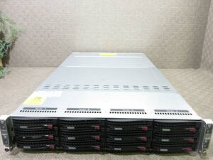 【HDD無】SGI SuperServer CMN2112-217-20【Xeon E5-2667v4 3.2G ×2基/64GB/Supermicro X10DRT-PIBF】×4セット(CPU*8/mem256GB) No.T045