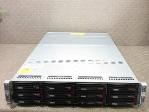 【HDD無】SGI SuperServer CMN2112-217-20【Xeon E5-2667v4 3.2G ×2基/64GB/Supermicro X10DRT-PIBF】×4セット(CPU*8/mem256GB) No.T046