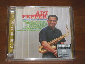 ART PEPPER アート・ペッパー/ GETTING TOGETHER 2004年発売 Contemporary R社 Hybrid SACD 輸入盤