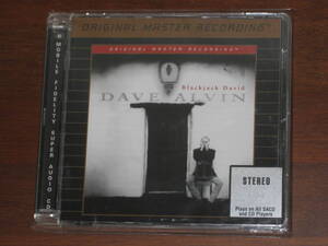 DAVE ALVIN デイヴ・アルヴィン/ BLACKJACK DAVID 2003年発売 MFSL社 Hybrid SACD 輸入盤