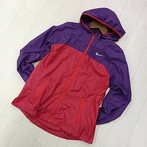 J ★ 【商品ランク:B】ナイキ NIKE フード付き ジップアップ 長袖 軽量 ウインドブレーカー sizeL レディース トップス 婦人服 