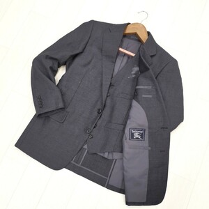 U # 【商品ランク:B】バーバリー BURBERRY ウール 100％ ロゴデザイン 長袖 シングルジャケット / ベスト 紳士服 メンズ フォーマル