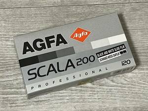 Agfa アグファ　SCALA スカーラ 200X　モノクロリバーサルフィルム 　5本 未開封 期限切れ　ブローニー 120フィルム