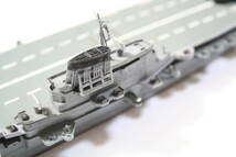 タミヤ 1/700 ウォーターラインシリーズ 日本航空母艦 信濃(しなの) 　完成品　TAMIYA　田宮模型　素人作品　箱説明書付き　軍艦色塗装_画像6