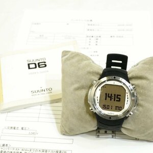 SUUNTO スント D6 ダイブコンピューター ナイトロックス対応 電池交換済・初回保証