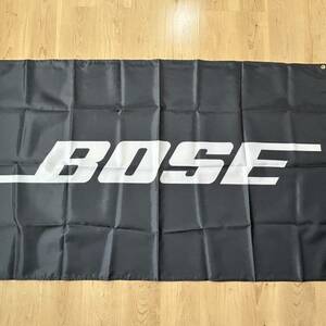 BOSE 旗 U＿A32 90×150㎝ ボーズ スピーカー USA イヤホン サウンドバー ヘッドホン 音楽 ポスター フラッグ 店内装飾 オーディオ 雑貨