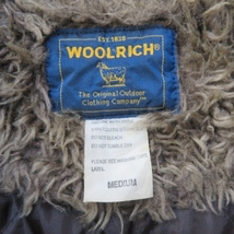 D551★WOOLRICH ウールリッチ　チェック　フルジップジャケット　茶系　メンズM★A_画像4