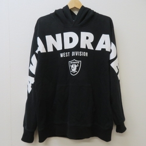 XA11NFL TEAM APPAREL オークランドライダーズ　パーカー　黒　Lサイズ★A