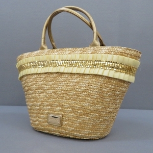 H301*VIVAYOU Gold basket bag *A