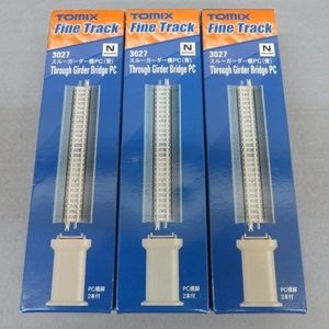 H811*TOMIX Fine Track 3027s Roo ga-da-.PC( blue ) total 3 box unused *A