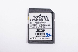 トヨタ NSCP-W62用SDカード 2012年度 冬版 (1)