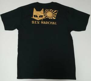S.E.V MARCHAR・マーシャル・日章旗・ゴールド・黒・XL