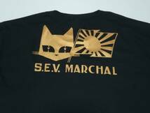 S.E.V MARCHAR・マーシャル・日章旗・ゴールド・黒・XL_画像2