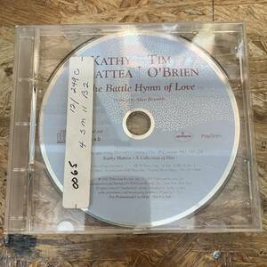 ◎ ROCK,POPS KATHY MATTEA / TIM O'BRIEN - THE BATTLE HYMN OF LOVE シングル,PROMO盤 CD 中古品