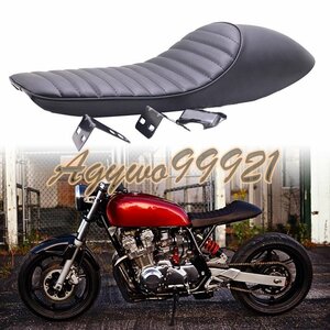 オートバイ カフェレーサー カスタム 高品質 シート ヴィンテージ こぶ レトロ ホンダCB750 CB500 CB350 CL100 CL350ヤマハSR 125 250