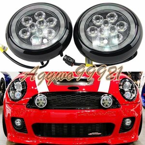 2個セット 12 12V DRL ラリーヘイローリング フォグランプ カスタム ミニクーパー2ND世代R55 R56 R57 R58 R60 R61