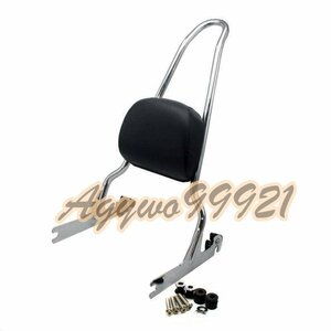 ◆◇2006年～ ソフテイル用 デタッチャブル シーシーバー バックレスト/flstf flstfb softail ナイトトレイン ハーレー クローム◇◆