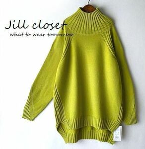 Jill.C［新品］送料185円 伸縮◎太リブ×スムース ハイゲージニット*ラグランスリーブ*バックロングdesign*プルオーバー*チュニック3735.k