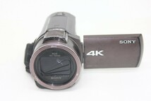 ソニー 4K ビデオカメラ Handycam FDR-AX45 ブロンズブラウン FDR-AX45 TI #0093-776_画像1