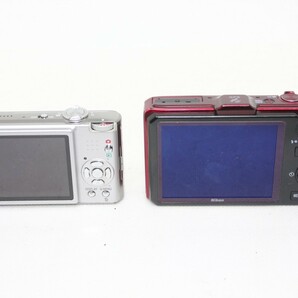 【カメラ4台まとめ売り】Nikon S9300・Panasonic DMC-TZ7 FX40・Olympus μ 1030 SW #0093-787の画像3