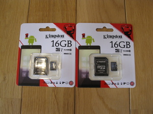 Kingston King камень microSDHC карта 16GB новый товар 2 шт. комплект быстрое решение 