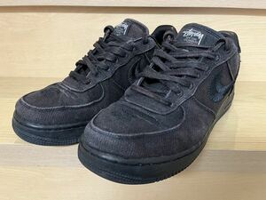 NIKE × stussy 27cm AIR FORCE 1 ナイキ × ステューシー エアフォース 1 スニーカー 