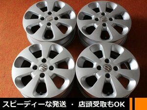 ★☆ スズキ純正 (1) パレット ★☆ 14×4.5J +50 PCD100/4H 4本 ワゴンR ★迅速発送 送料安い 店頭受け取りも対応 長野県