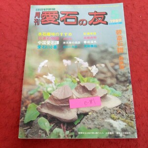 e-381 月刊 愛石の友 1989年発行 5月号 碧斎石譜(復刻版) 水石趣味のすすめ 伝承石物語 中国愛石譚 愛石110番 石乃美社※2