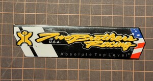 TwoBrothersRacing　USA　マフラー　ステッカー　アルミ ツーブラザーズレーシング