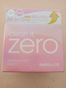 新品未使用 banila co バニラコ クレンジングバーム clean it zero メイク落とし　125ミリリットル　125ml入り　韓国コスメ