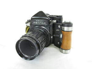 D. PENTAX 67 6×7 TAKUMAR 1:4/135 中判 フィルムカメラ ボディ レンズ 7012188011