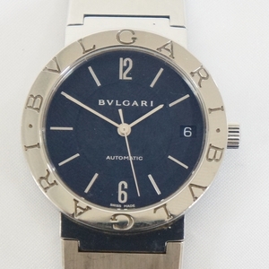 稼働品 BVLGARI ブルガリ ブルガリブルガリ BB33SS BB33SS AUTO デイト メンズ 自動巻き 腕時計 2201066021