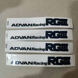 (未使用)YOKOHAMAホイール ADVAN RACING RG3 スポークステッカー