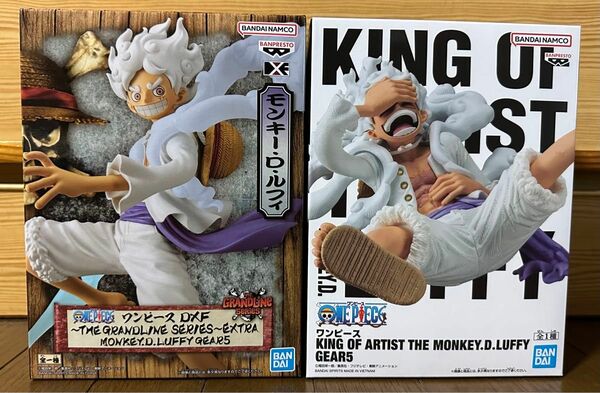 【新品未開封品】ワンピース　モンキー・D・ルフィ　ギア5 フィギュア　2体セット　KING OF ARTIST GEAR5 ニカ