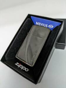 【未使用品】Zippo ジッポ MEVIUS メビウス 2020年製 ARMOR SLIM アーマー スリム 限定品 希少品 ケース 保証書付き USA オイルライター