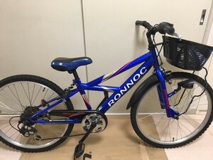 自転車　マウンテンバイク　RＯＮＮOＣ　ジュニア用　ＡＳ－246　24インチ　「引き取り限定」神奈川